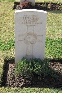 Ismailia War Memorial Cemetery - Wakelin, Frederick Everard